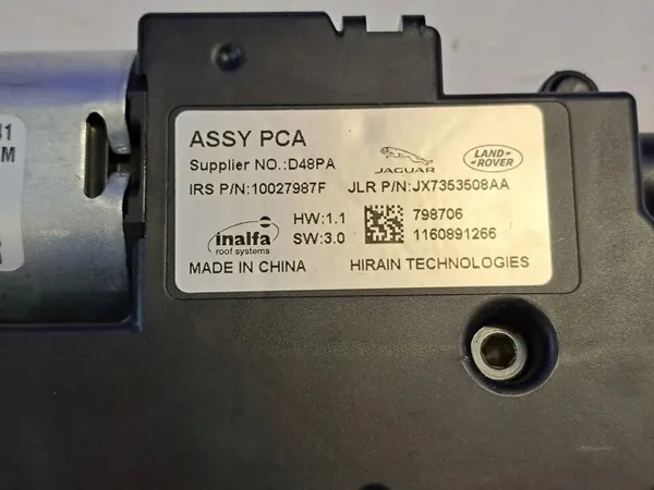 Schiebedachmotor OEM 10027987F für Jaguar XE 2017 image 5