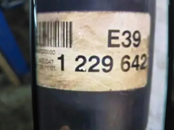 Eixo de transmissão automático BMW OE 1229642 - Usado image 3