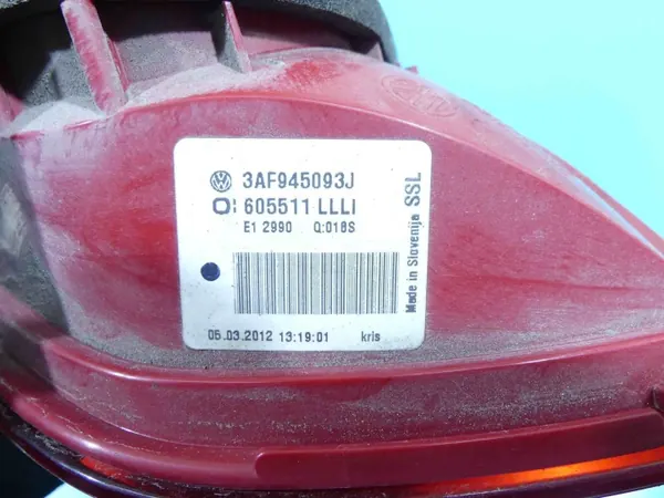 Vänster Baklykta VW Passat B7 Kombi OEM 3AF945093J image 4