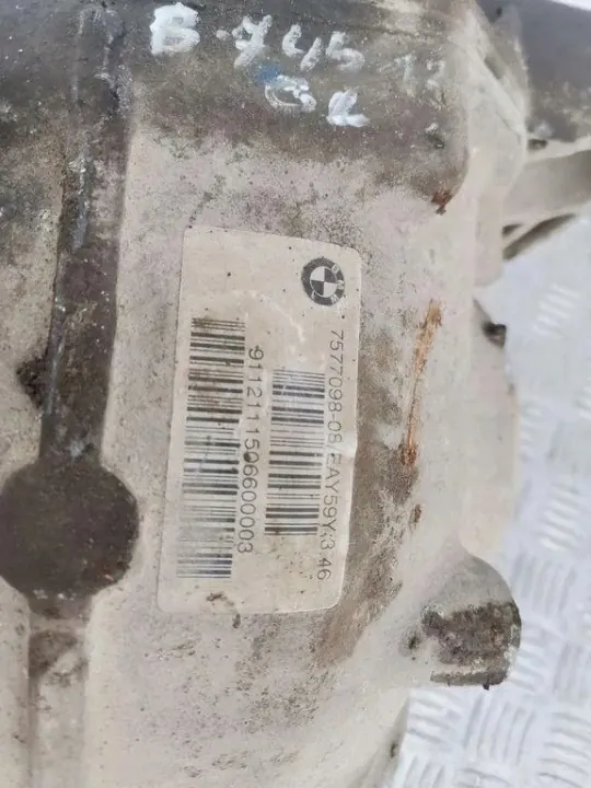 BMW 7 (F01,F02) Rear Differential 757709808 4.4L image 3