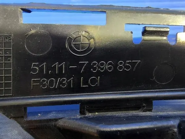 Griglia paraurti anteriore sinistra BMW 3 F30 F31 OE 51117396857 image 6