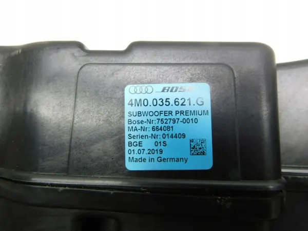 OEM 4M0035621G Subwoofer Audi Q7 II SQ7:lle 2019-2024 image 4