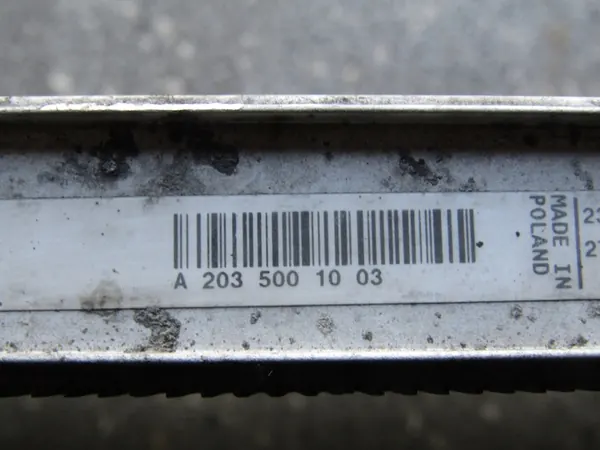 Waterkoeler Mercedes CLK W209 2.6 V6 A2035001003 image 3