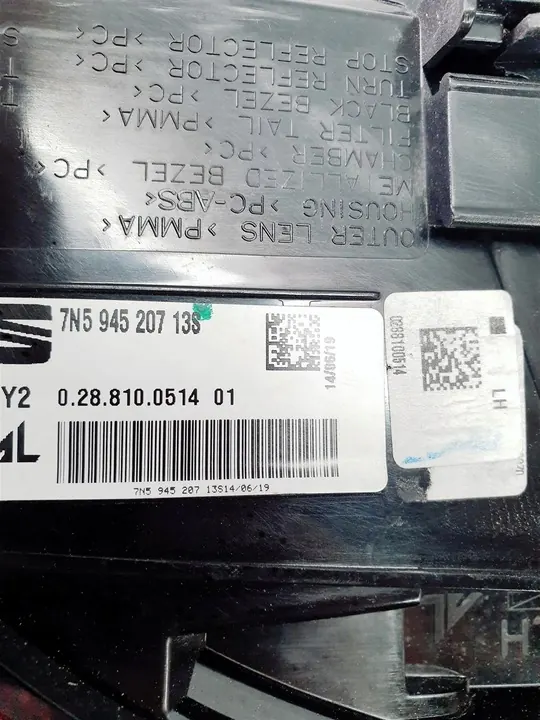 SEAT ALHAMBRA II 7N5 Luz Trasera LED Izquierda image 5