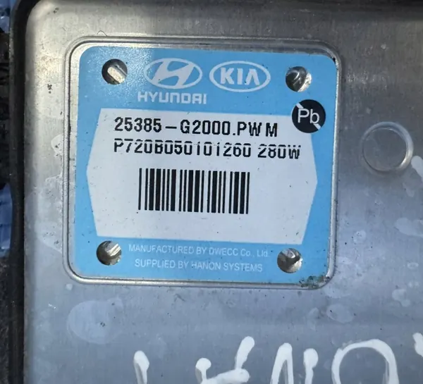 Controlador Módulo Ventilador OEM 25385-G2000 Hyundai Kona image 7