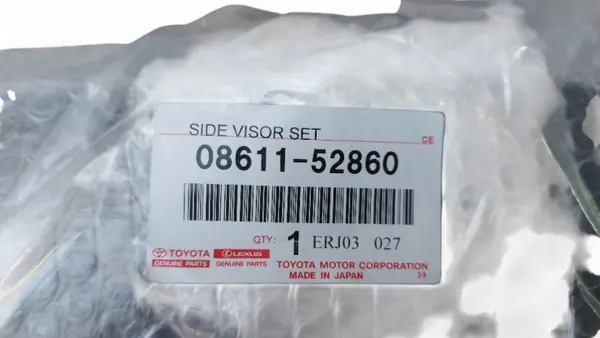 Jointures de vitre Toyota Yaris 10-20 OEM 08611-52860 image 6