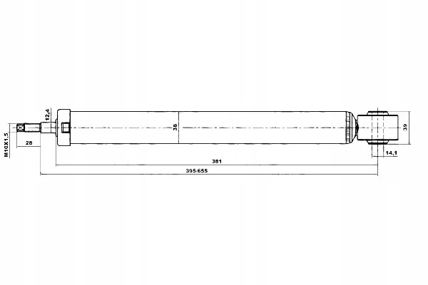 Amortizzatore Febest 10651967R image 9