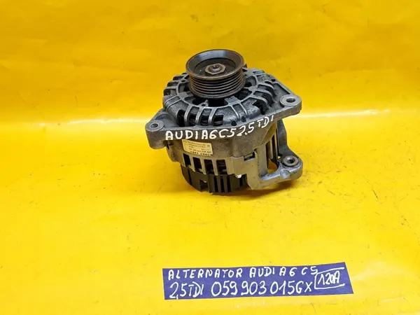 Vaihtovirtageneraattori Audi A6 2.5TDI 120A OE 059903015GX image 9