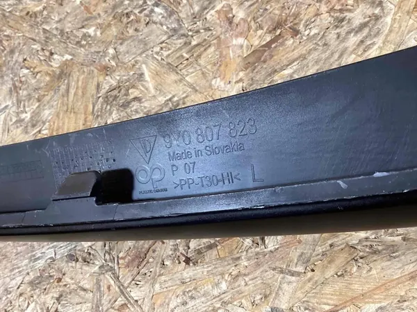 Porsche Cayenne III Rear Bumper Spoiler Black Matte OEM image 3