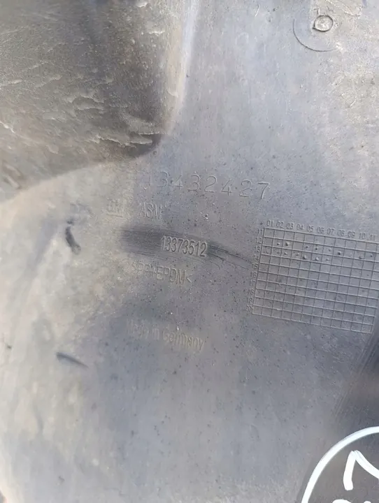 OPEL ASTRA J IV Front Right Wheel Arch 13373512 image 2