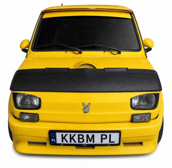 Fiat 126p EL FL STD BIS Bra Proteção Capô Preto Alta Qualidade image 3