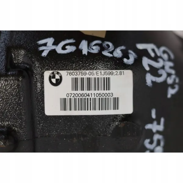 OEM 7603759MWGK Achterdifferentieel voor BMW F20 F22 F23 image 5