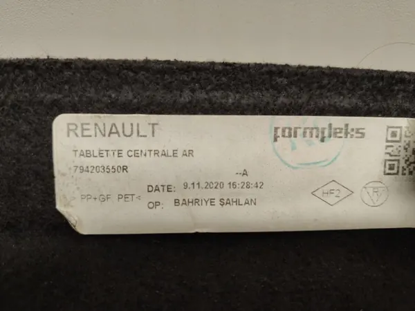Estante trasera maletero OEM 794203550R para Renault Clio V image 5