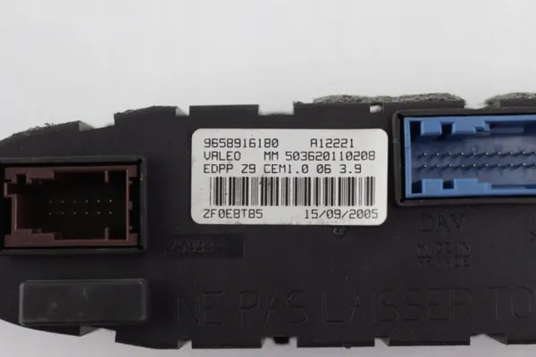 Módulo Confort OEM 9658916180 Peugeot 607 1999-2004 image 4