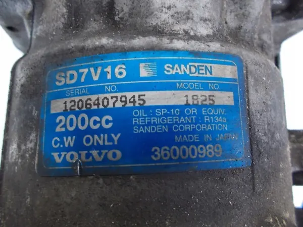 Ilmastointikompressori Volvo C30 2006-2010 D4204T OEM 36000989 image 7