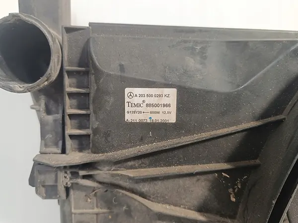 Ventilatorassemblage Mercedes C-Klasse W203 2.0 Compressor OEM A2035000293 image 4