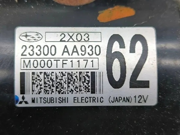 Motor de arranque Subaru Outback (BT) 2023 image 6