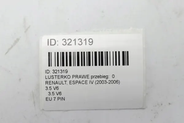 Oikea peili OEM 321319 Renault Espace IV:lle 2003-2006 image 7