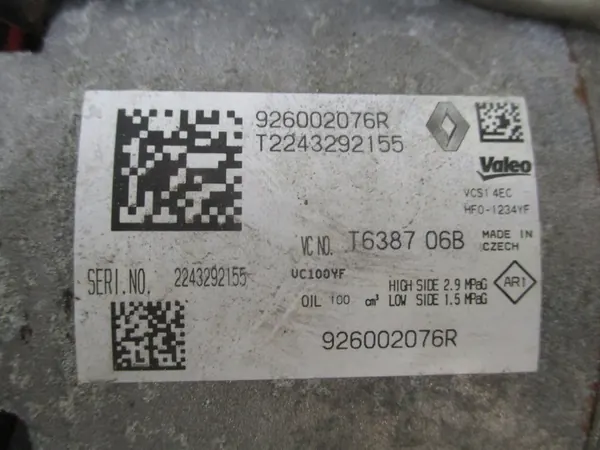 Compressore AC Renault Clio V 2023 926002076R image 6