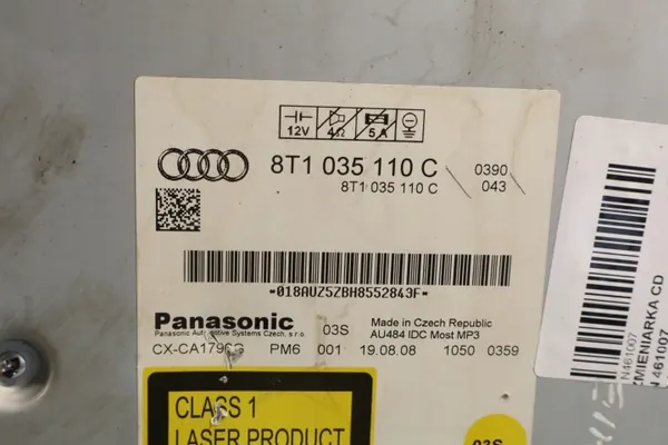 CD-Wechsler Audi A4 B8 OEM 8T1035110C - Gebraucht image 6
