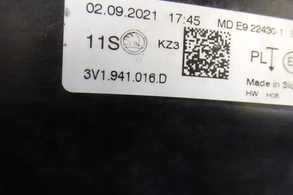 Rechter Full LED Koplamp SKODA SUPERB III OEM 3V1941016D image 6