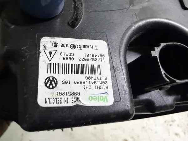 Farol Halógeno Direito VW T CROSS 2GM 18- OEM 2GM941662A image 5