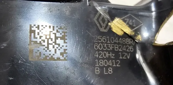 Toeter Signaal Renault Megane IV - 256104488R image 2