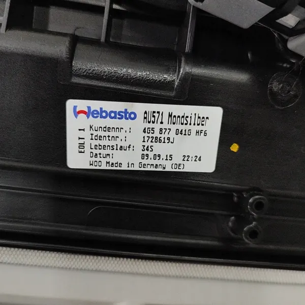 AUDI A6 4G2 C7 Schuifdak 2015 OEM 4G5877041G image 4