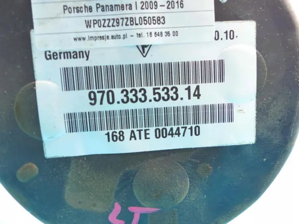 Ressort pneumatique Porsche OEM 97033353314 Panamera I 970 image 3