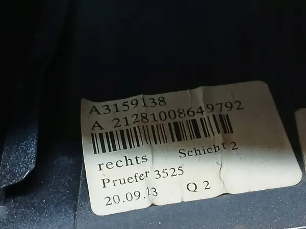 OEM A3159138 Spegelskydd fram höger Mercedes E-klass image 3