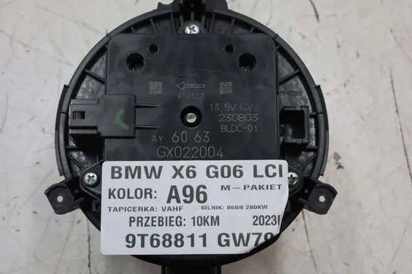 Ventilador de aquecimento OEM GX022004MWGK2 para BMW X6 image 3