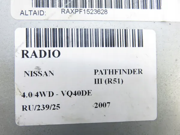 Radio OEM 28185ZP85A pour Nissan Pathfinder III (R51) image 7