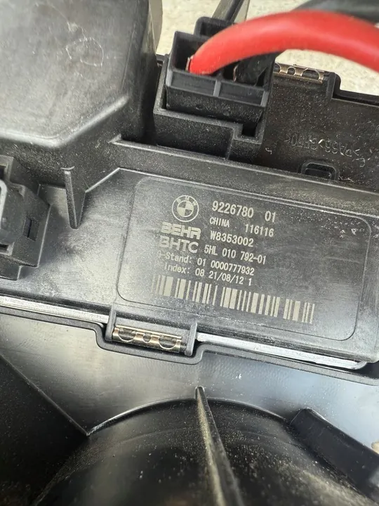 Resistor de Ventilador BMW F11 F10 F06 F01 9248171 image 5