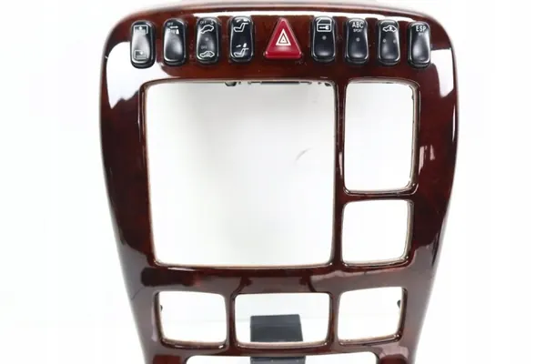 Estrutura console central madeira Mercedes W215 CL OEM w215-panel-A0125 image 9