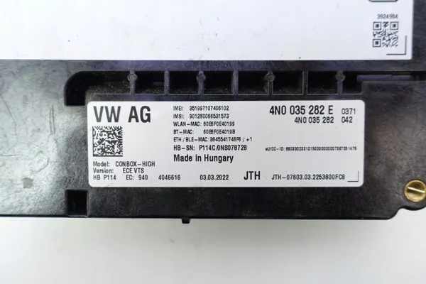 Module d'appel SOS d'occasion OEM 4N0035282E - Audi OE image 4