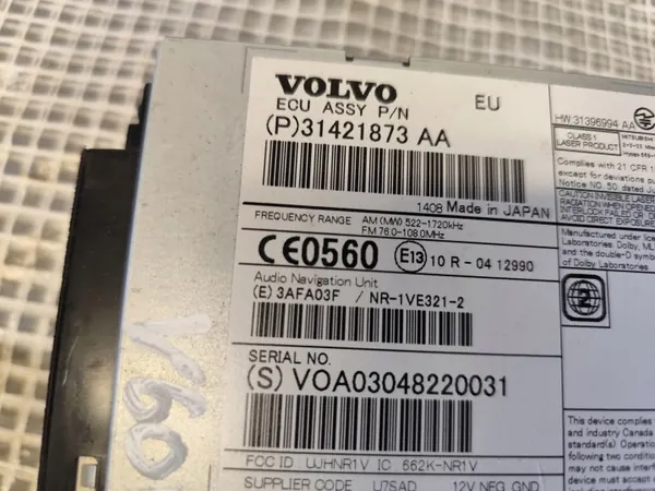 Volvo OEM 31421873 Radio CD Navigation image 5