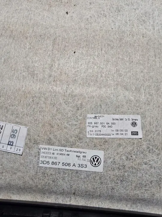 Plafonnier VW Phaeton OEM 3D5867501BA 3D5867506A image 7