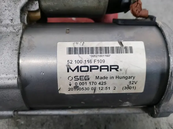 Motor de arranque Fiat Tipo II 1.4 TB 52100116 0001170425 Bosch image 6