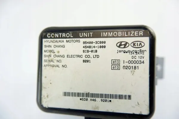 Module Immobilisateur Kia OEM 95400-3C800 image 3