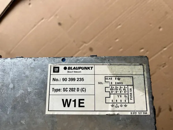 OEM SC202 D radio Skoda Fabia I 1999-2004 image 3
