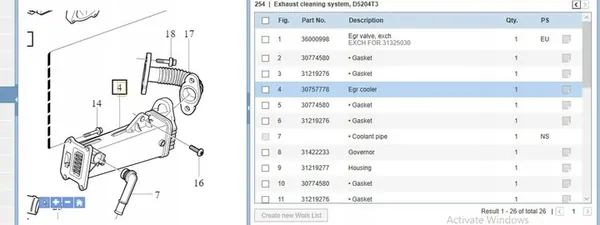 EGR-venttiili Volvo V60 2.0L 120kw 2012 OEM 30757778 image 7