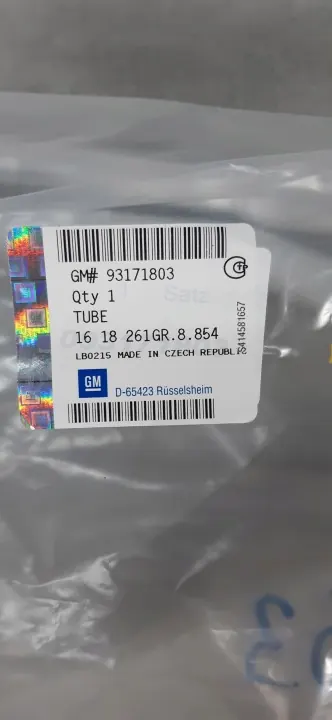 Mangueiras Aquecedor Saab 9-3 OEM 93171803 - Usado image 5