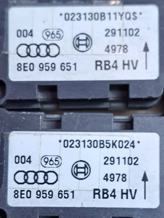 Vänster bakre krocksensor AUDI A4 8E0959651 image 4
