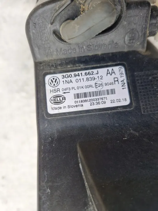 Phare Halogène Droit VW Passat B8 OEM 3G0941662J image 4