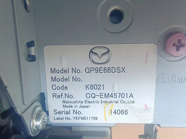 Rádio CD Mazda 6 2005-2008 OEM PIMX image 4