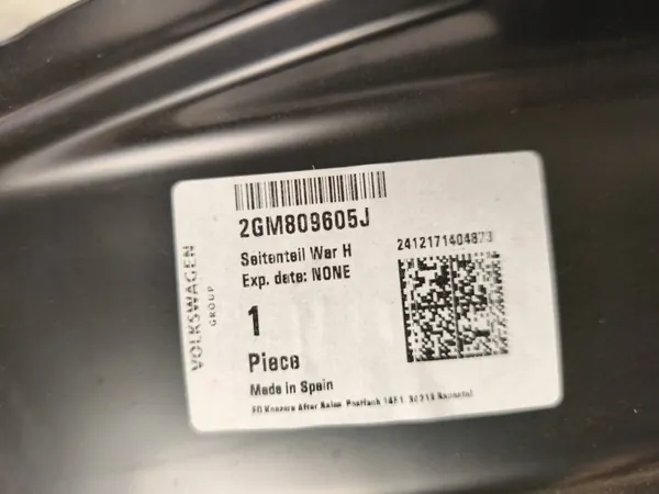 Vasen Pilaripäällyste OEM 2GM809605J VW T-Cross image 6