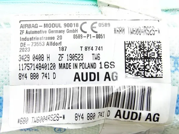 Audi A3 8Y linke Vorhangairbag OEM 8Y4880741D image 5