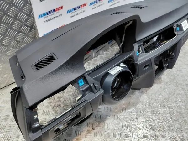 Consola Salpicadero BMW 7143779 Negro Usado image 6