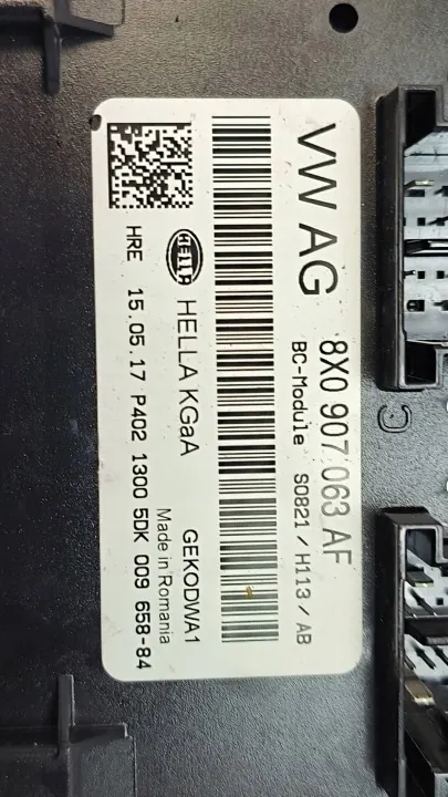 Módulo Conforto Audi Q3 8U OEM 8X0907063AF image 4