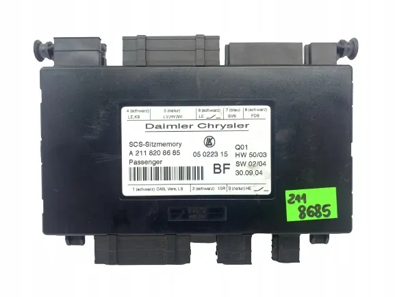 Module SCS Mercedes A2118208685 pour W211/W219 image 2